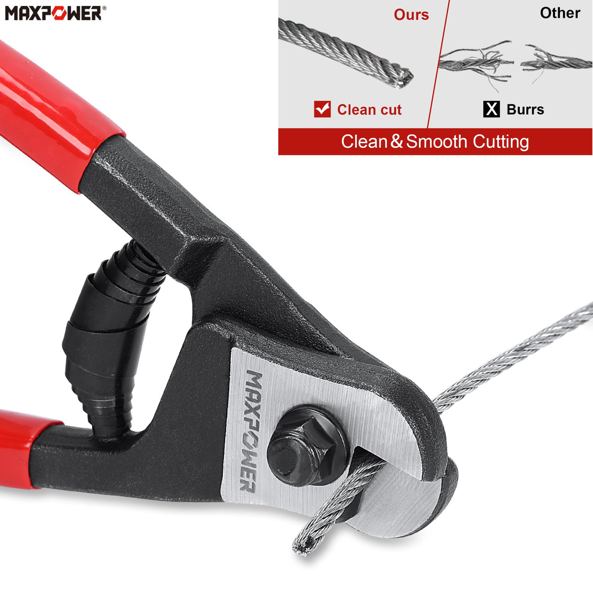 MAXPOWER 와이어 커터 36인치 고강도 크롬몰리브덴강 16mm 절단 5번 사진