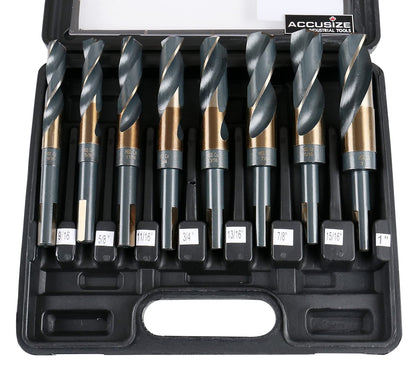 Accusize Industrial Tools 실버 앤 데밍 드릴 비트 세트 1/2인치 섕크 8~32피스 2번 사진