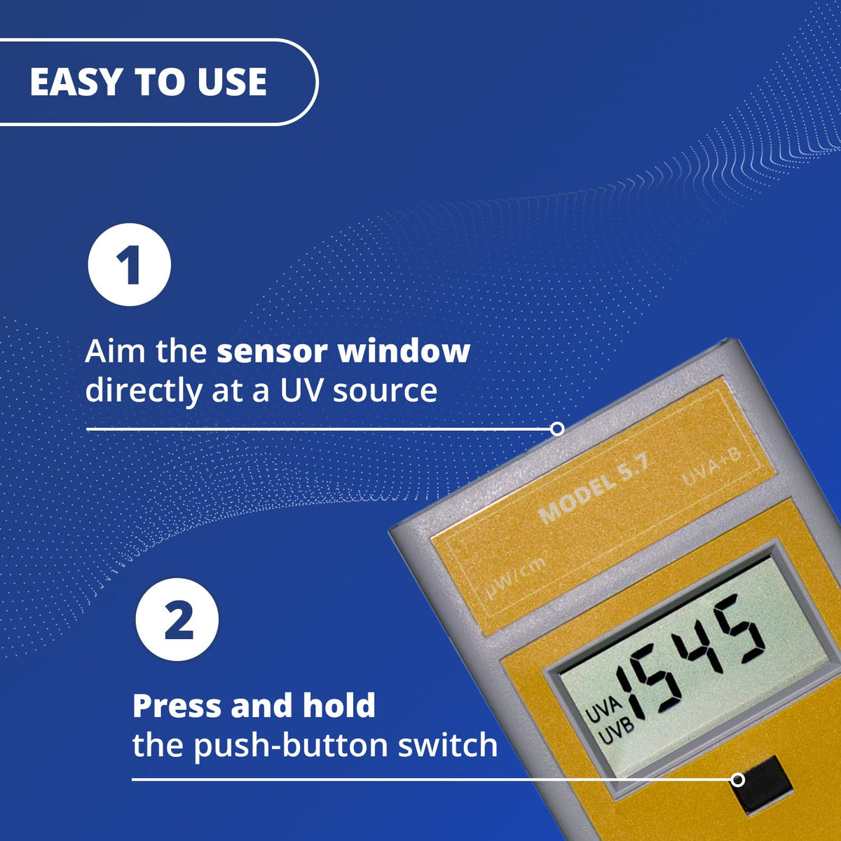 Solarmeter Model 5.7 UVA UVB 총 자외선 측정기 0-1999 3번 사진