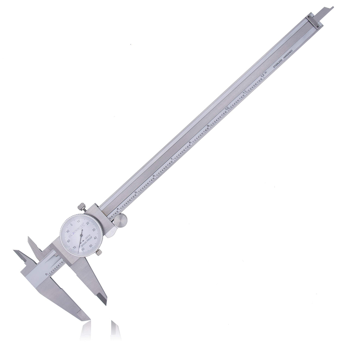 Clockwise Tools 다이얼 캘리퍼스 스테인리스 스틸 0-8인치 4way 측정 1번 사진