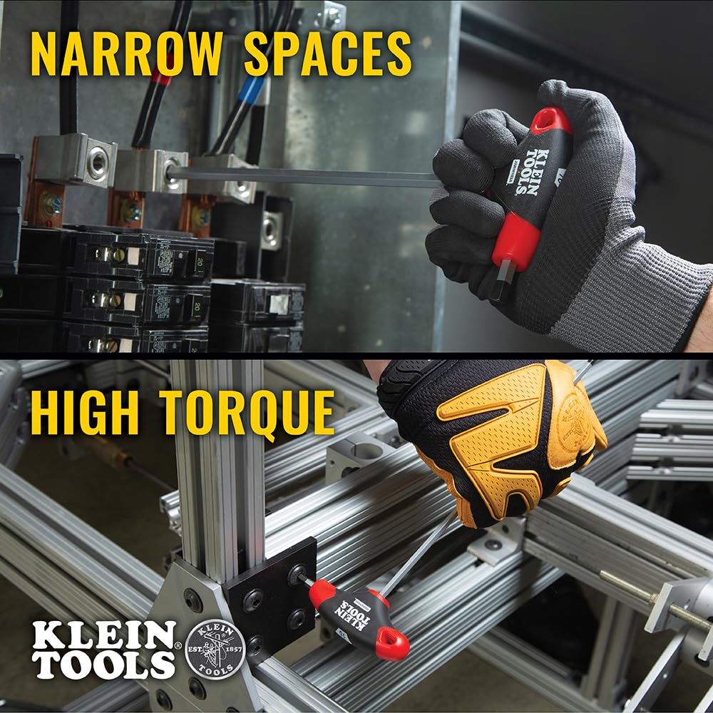 KLEIN TOOLS T핸들 육각 렌치 세트 JTH910E 9인치 SAE 6번 사진