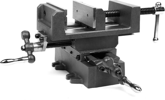 WEN Cross Vise 밀 및 드릴 프레스용 컴파운드 슬라이드 포함 10.4cm(4.25인치) CV414 1번 사진
