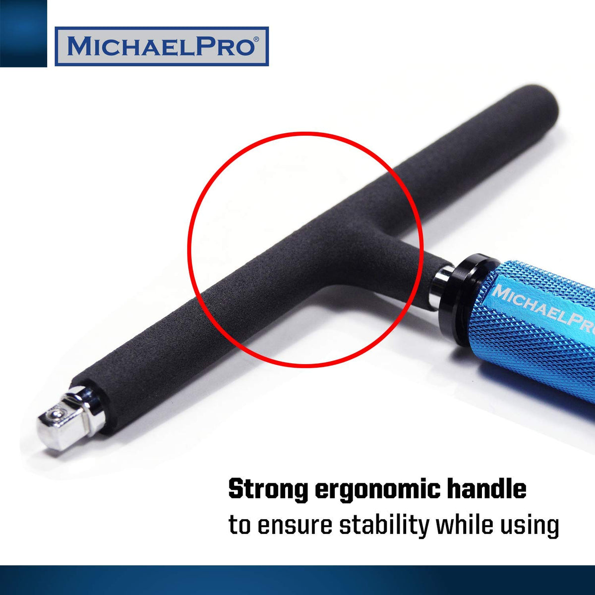 MichaelPro 1/4" 3/8" 드라이브 T핸들 렌치 세트 MP009015 4피스 스피너 핸들 5번 사진