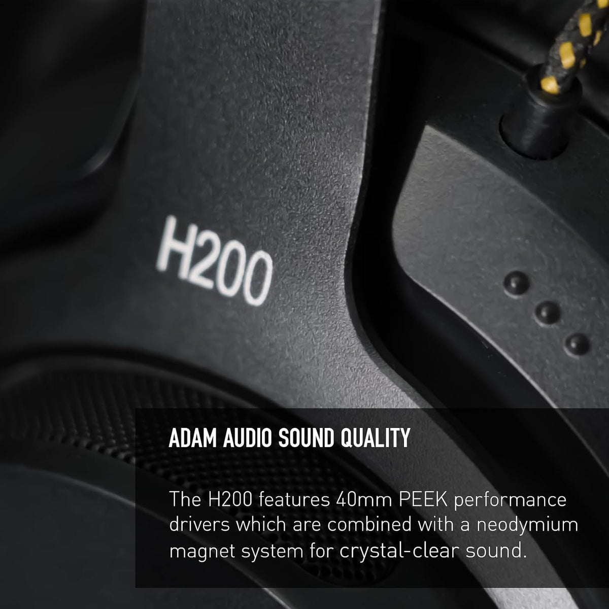 ADAM Audio H200 클로즈드백 스튜디오 헤드폰 4번 사진