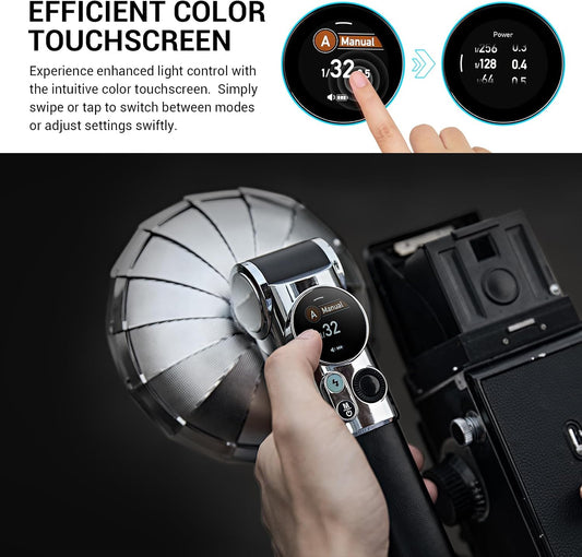 GODOX 플래시 Lux Master GN25 2.4G HSS TTL 레트로 카메라 플래시 2번 사진
