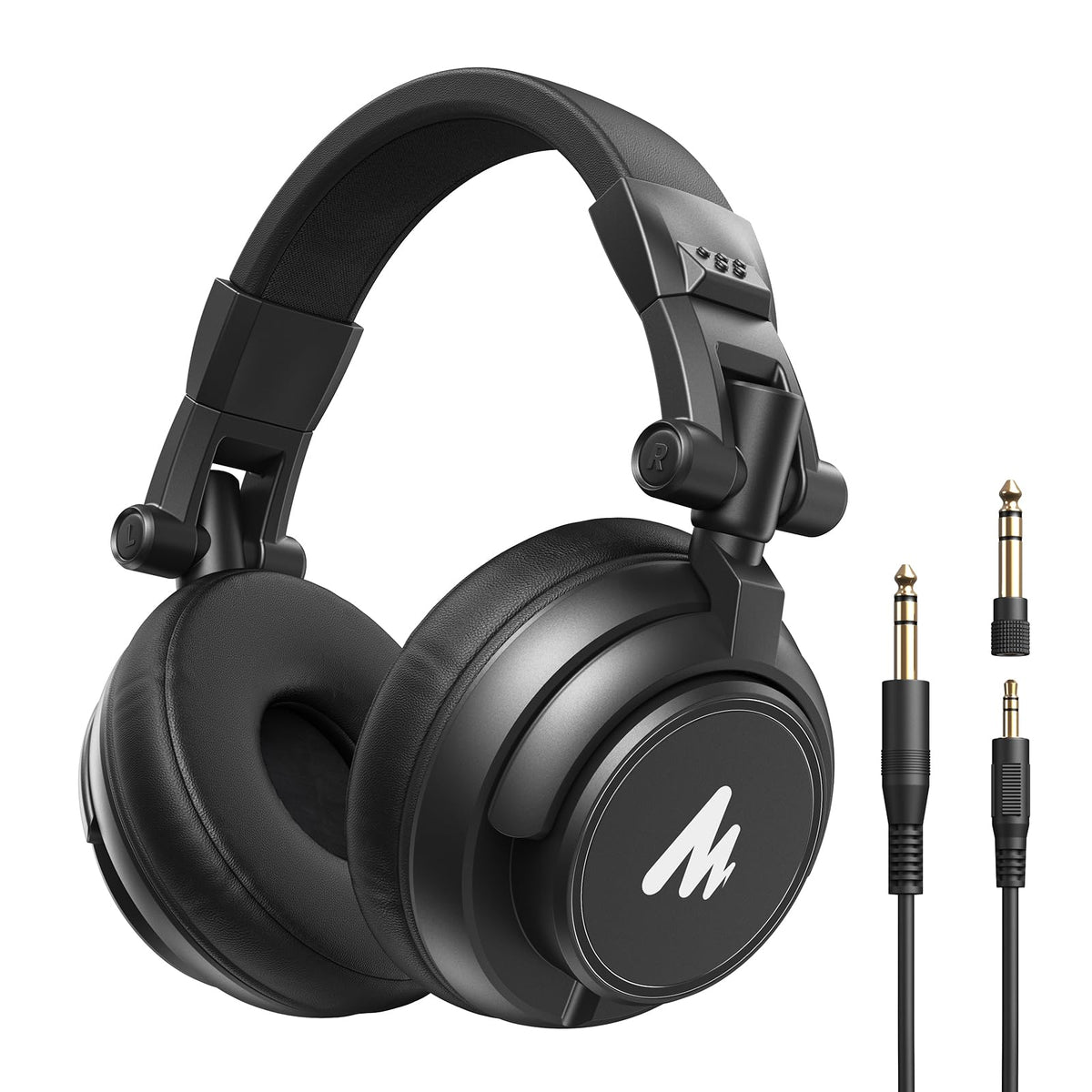 MAONO MH601 밀폐형 오버이어 스튜디오 헤드폰 50mm 10번 사진