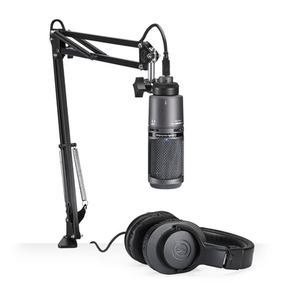 Audio-Technica AT2020 USB 콘덴서 마이크 스트리밍 팟캐스팅 헤드폰 붐암 세트 13번 사진