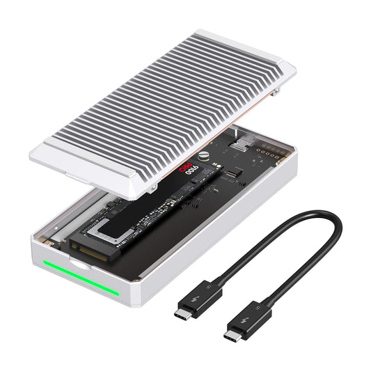Qwiizlab 팬리스 80Gbps NVMe 외장 케이스 ES41TR USB4 M.2 1번 사진