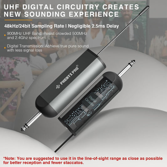 Phenyx Pro 듀얼 UHF 디지털 핸드헬드/헤드셋 마이크 시스템 PDP-2-1H1B 2번 사진