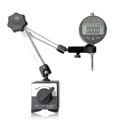 Clockwise Tools 디지털 인디케이터 베이스 0-1인치 0.0005인치 7번 사진
