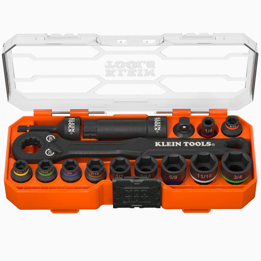 KLEIN TOOLS KNECT 임팩트 패스스루 소켓 세트 32피스 MODbox 케이스 1번 사진