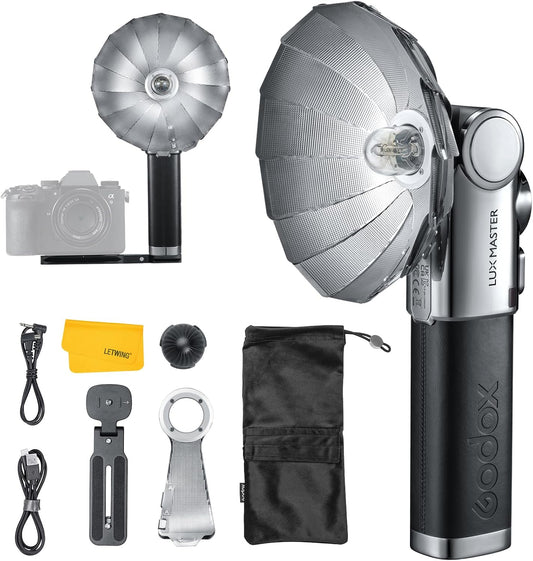 GODOX 플래시 Lux Master GN25 2.4G HSS TTL 레트로 카메라 플래시 1번 사진