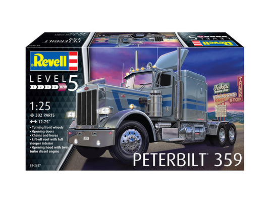 Revell Peterbilt 359 조립 모델 키트 1:25 스케일 85-2627 2번 사진
