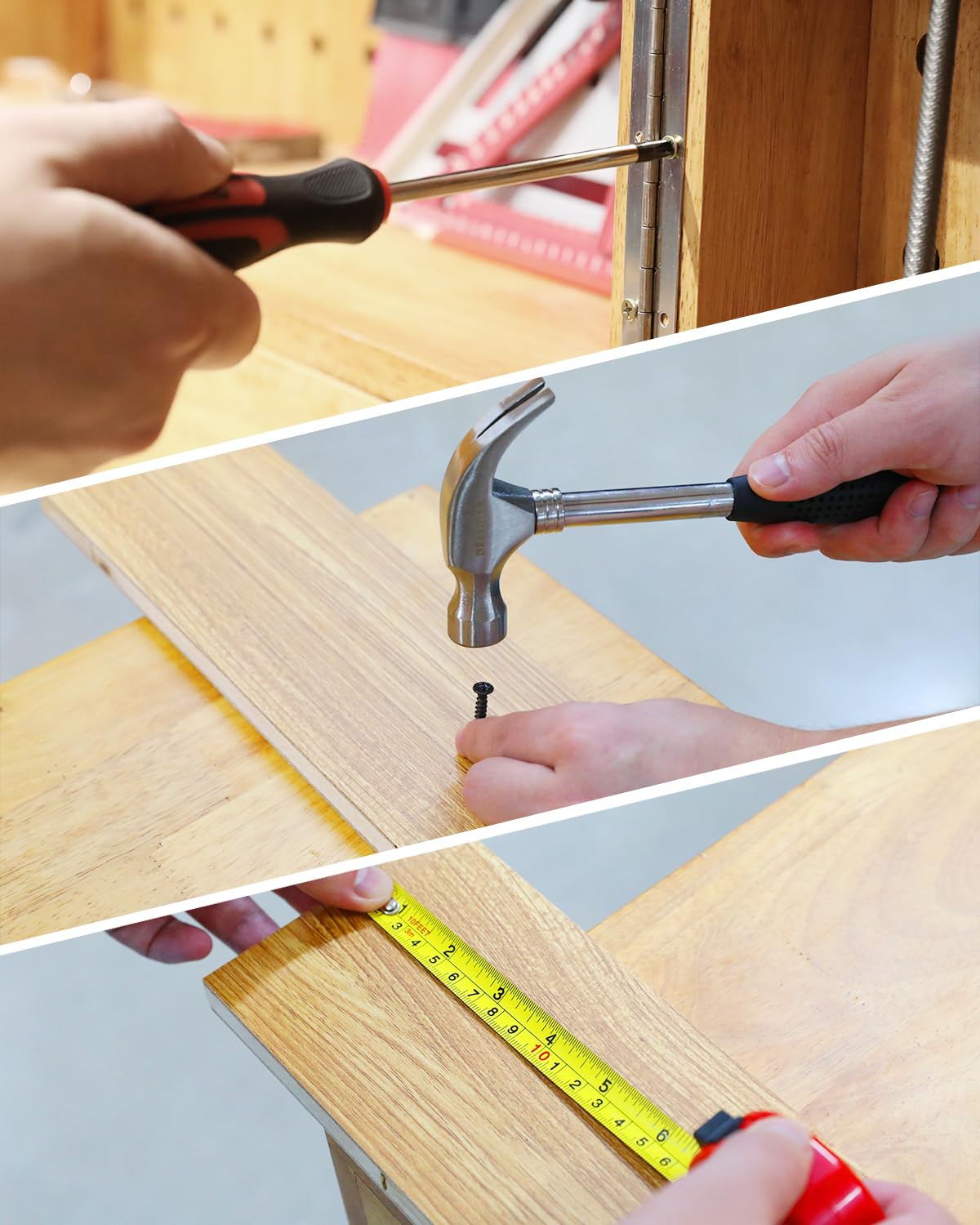 KingTool 가정용 수리 공구 세트 325Pcs 1/4인치 3/8인치 소켓 렌치 줄자 플라이어 6번 사진