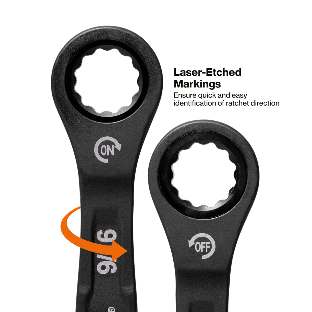 KLEIN TOOLS 라체팅 콤비네이션 렌치 세트 SAE 8피스 69408G 5번 사진
