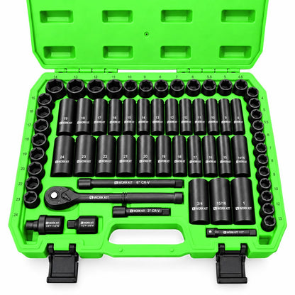ALWORKKIT 1/2인치 드라이브 임팩트 소켓 세트 29피스 Cr-V-M 스틸 13번 사진