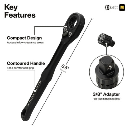KLEIN TOOLS KNECT 임팩트 패스스루 소켓 세트 32피스 MODbox 케이스 4번 사진