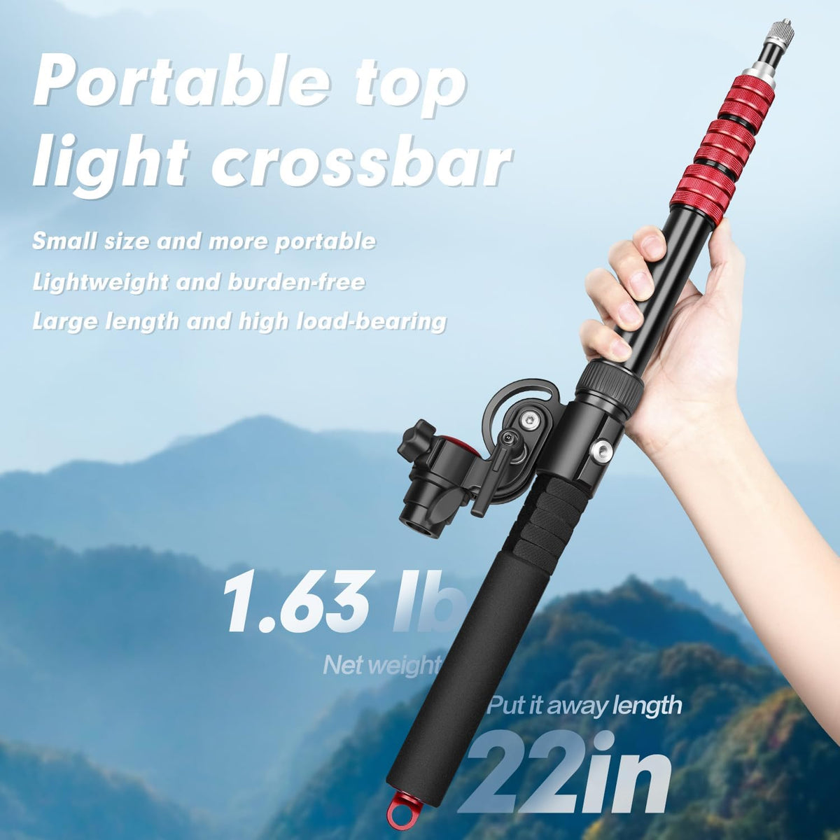 freesea MT-H1 붐 스탠드 삼각대 익스텐션 암 알루미늄 56~170cm 320도 회전 9번 사진