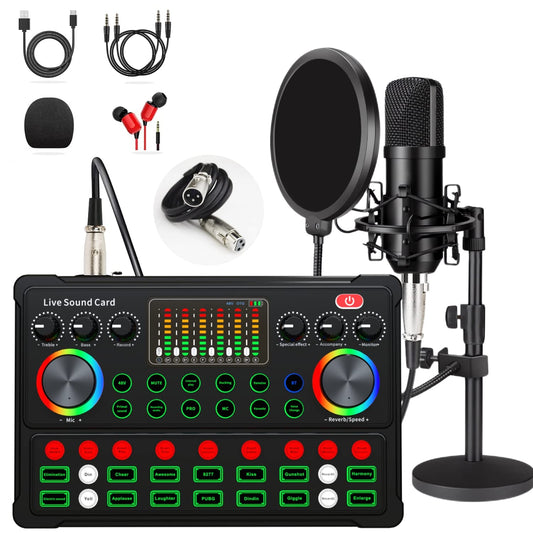 sktome 48V XLR 팟캐스트 마이크 번들 음성변조기 조절형 마이크 스탠드 1번 사진