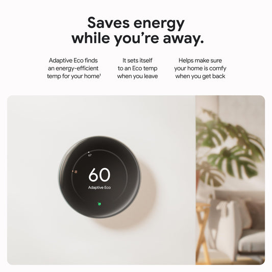 Google Nest 학습 온도조절기 4세대 24V 시스템 호환 2번 사진