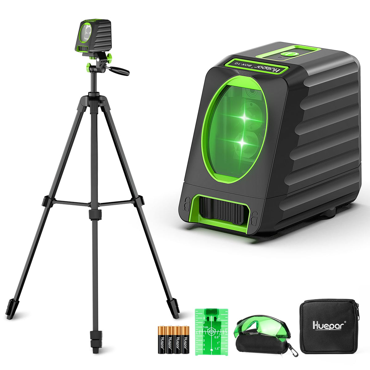 Huepar 레이저 레벨기 BOX-1G 150Ft 130° 수평 150° 수직 ±2mm/10m 그린빔 10번 사진