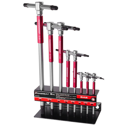 Powerbuilt T-Handle 육각 렌치 세트 2 2.5 3 4 5 6 8 10mm 11인치 1번 사진