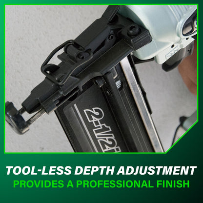 Metabo HPT 마감 못총 16게이지 1~2-1/2인치 못 사용 3.7lbs 6번 사진