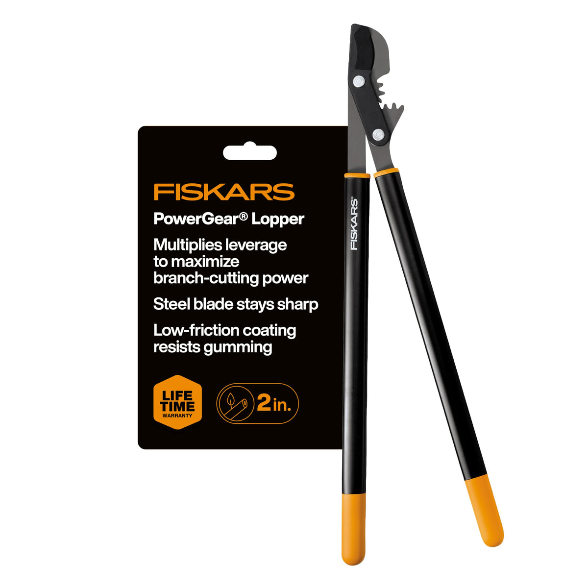 Fiskars 가지치기 가위 2인치 가지 절단 중형 나뭇가지 절단용 12번 사진