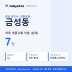 금성동 대중교통 입지팩 표지