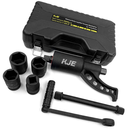 KJE 토크 멀티플라이어 렌치 세트 1-Inch Drive 중형트럭 버스용 4800NM 12종 1번 사진
