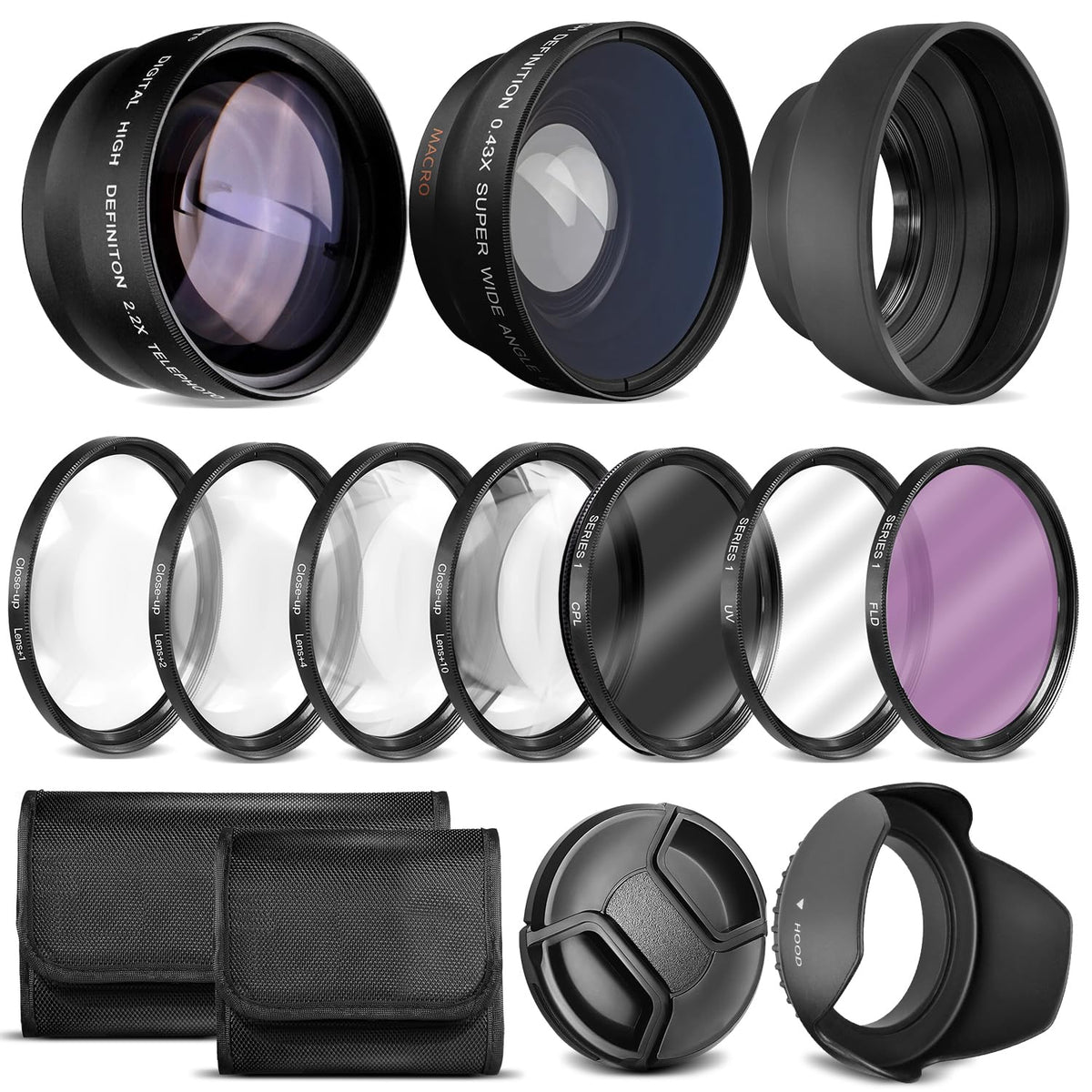 Big Mike's 울트라 디럭스 렌즈 필터 키트 58mm 9번 사진