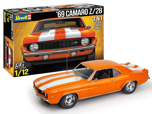 Revell 1969 쉐보레 카마로 Z/28 자동차 조립 키트 1:12 1번 사진