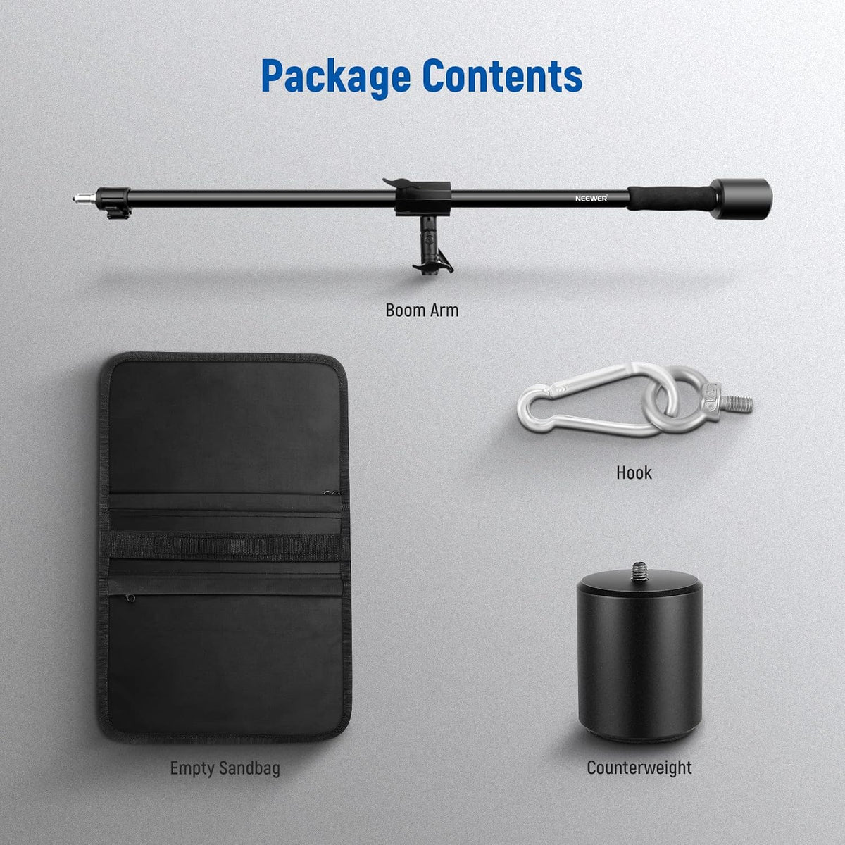 NEEWER Tripod Boom Arm BA-01 35-61인치 1.5kg 8번 사진