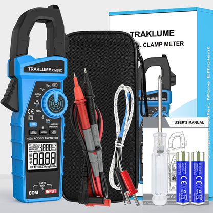 TRAKLUME 클램프 멀티미터 AC/DC 600A True-RMS 6000카운트 온도측정 9번 사진