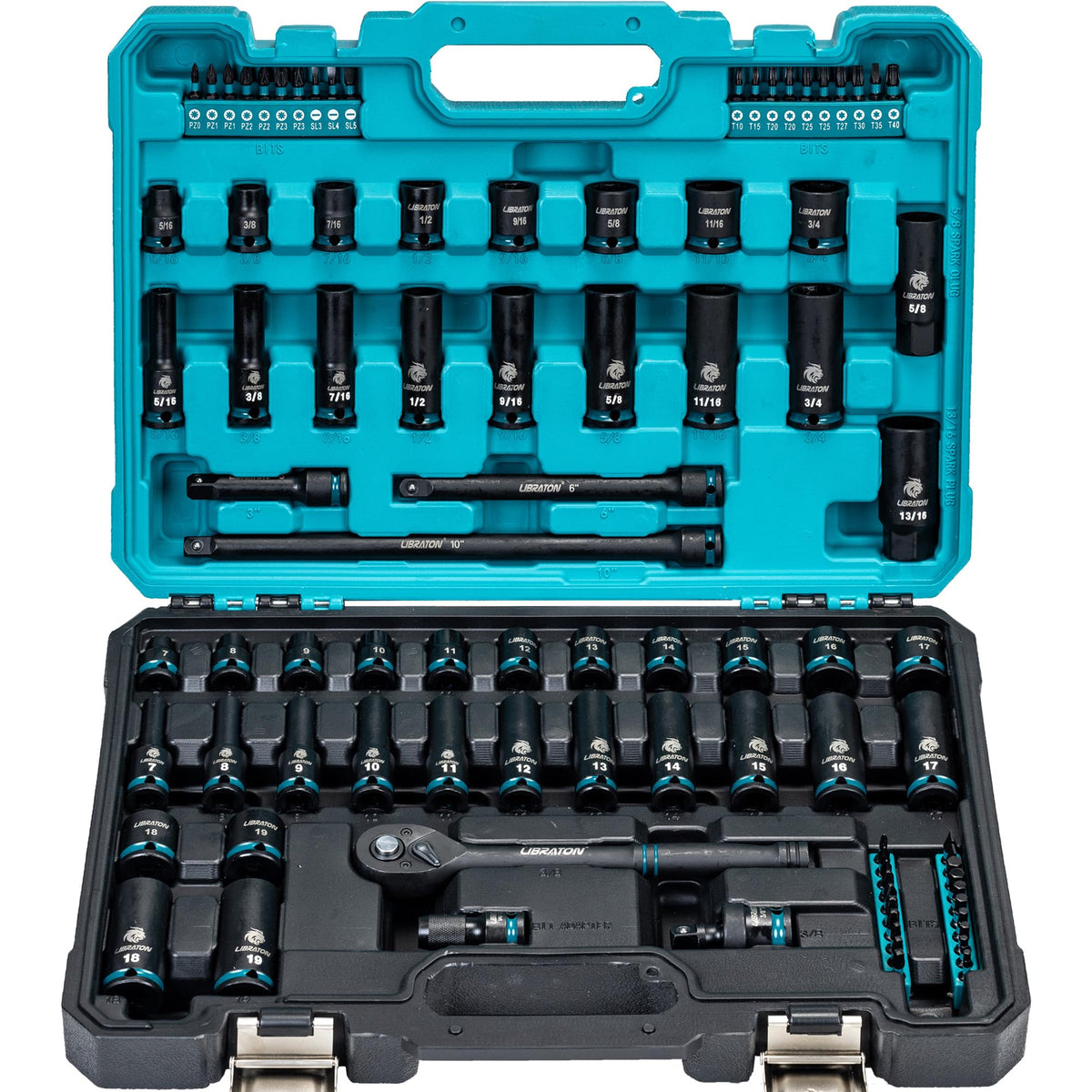 LIBRATON 임팩트 소켓 세트 SAE & Metric 10번 사진