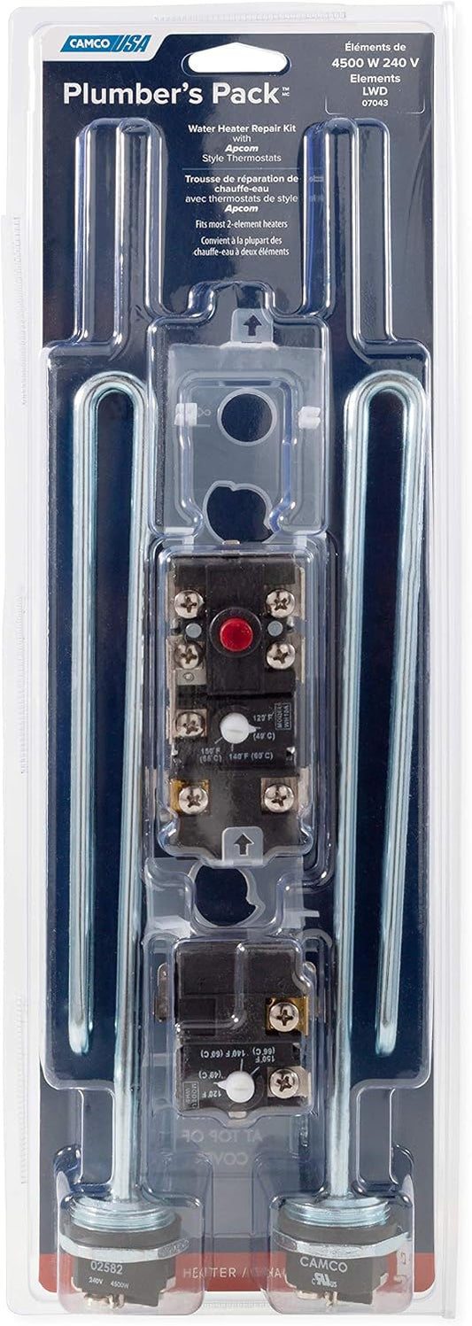 Camco 07043 LWD Apcom Style 전기 온수기 수리 키트 4500W 240V 2번 사진