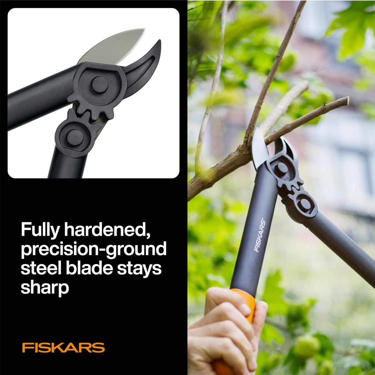 Fiskars 가지치기 가위 2인치 가지 절단 중형 나뭇가지 절단용 3번 사진