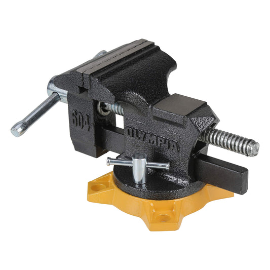 Olympia Tools 벤치 바이스 4.5인치 캐스트 아이언 270도 회전 2번 사진