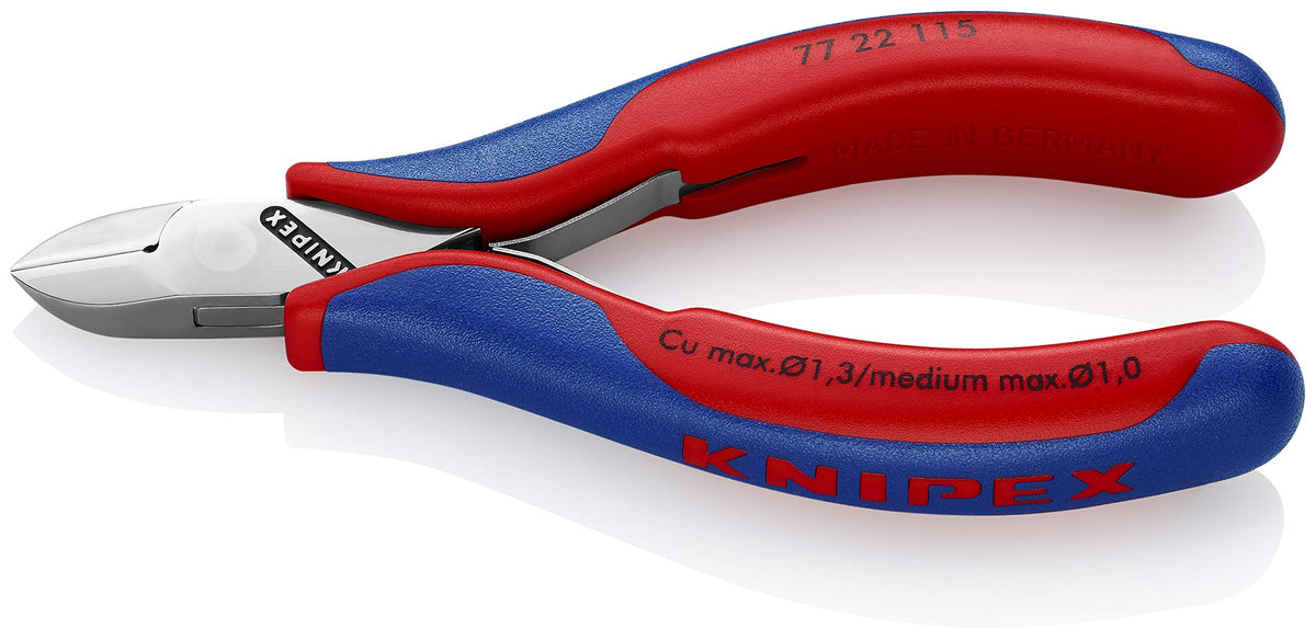 KNIPEX 전자용 다이아고널 커터 77 22 115 라운드헤드 비드비드 57HRC 1번 사진
