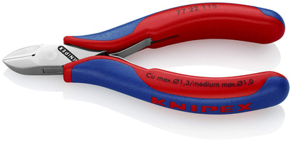 KNIPEX 전자용 다이아고널 커터 77 22 115 라운드헤드 비드비드 57HRC 1번 사진