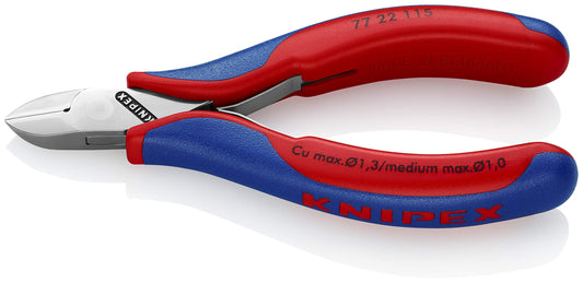 KNIPEX 전자용 다이아고널 커터 77 22 115 라운드헤드 비드비드 57HRC 1번 사진