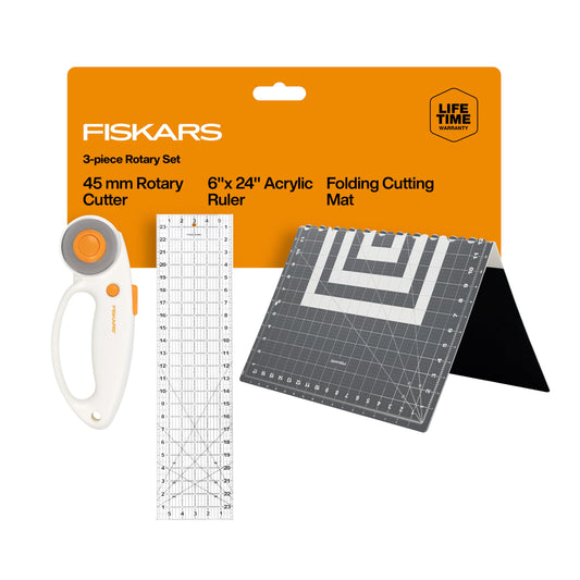 Fiskars 로터리 커터 패브릭 재단 세트 45mm 1번 사진