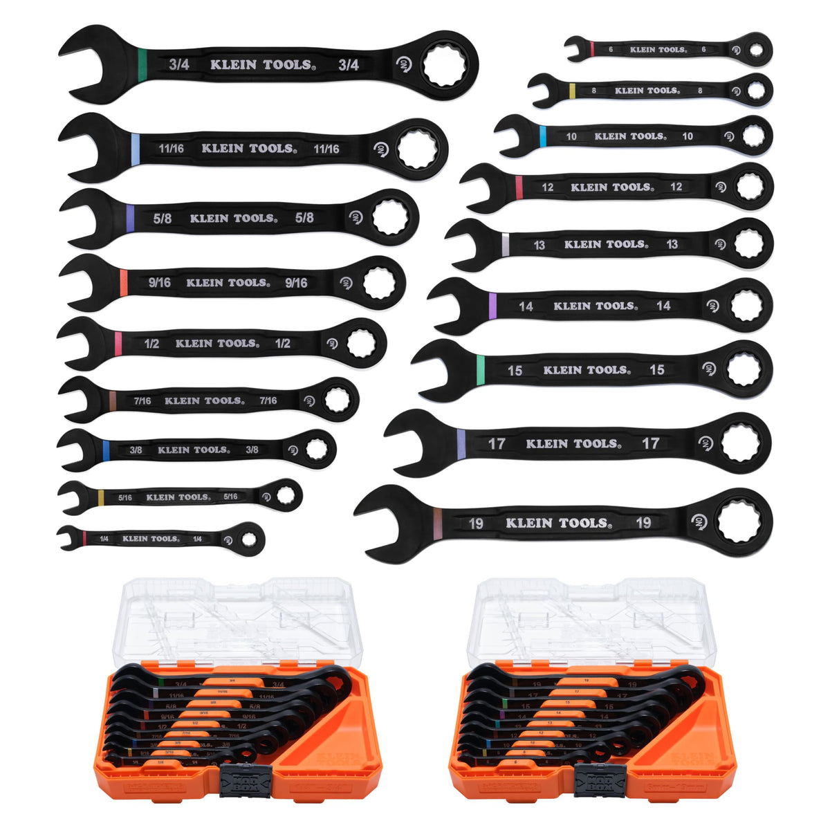 KLEIN TOOLS 69418CG 18피스 콤비네이션 라쳇 렌치 세트 8번 사진