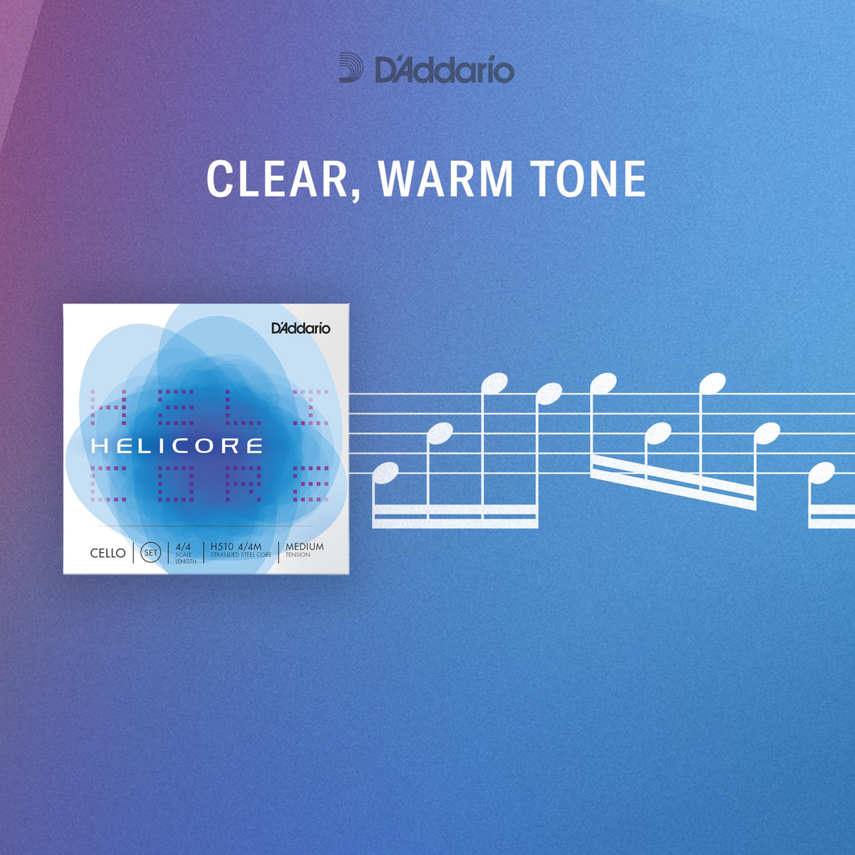 D'Addario Helicore 옥타브 바이올린 현 4/4 13인치 Medium 4번 사진