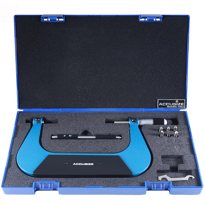 Accusize Industrial Tools 나사산 마이크로미터 0.0001" 0-1인치 1-2인치 5-6인치 14번 사진