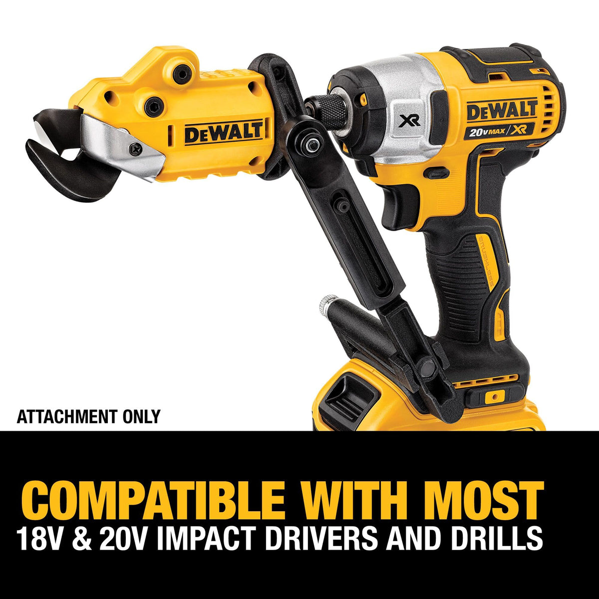 DEWALT 임팩트 레디 메탈 시어 어태치먼트 18GA 절단 DWASHRIR 8번 사진