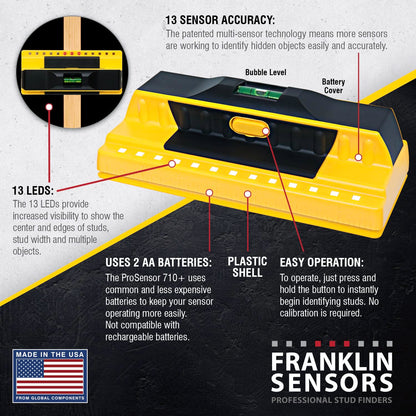 Franklin Sensors ProSensor 710+ 스터드 파인더 벽체 탐지기 4번 사진