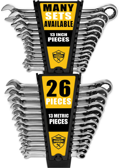 TOOLGUARDS 슬림 프로파일 라쳇 렌치 크롬 바나듐강 자동차 수리 배관용 15번 사진