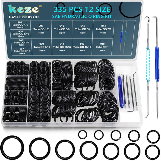 Keze 고무 O링 키트 1015Pcs 32종 세트 O링 픽 세트 1번 사진