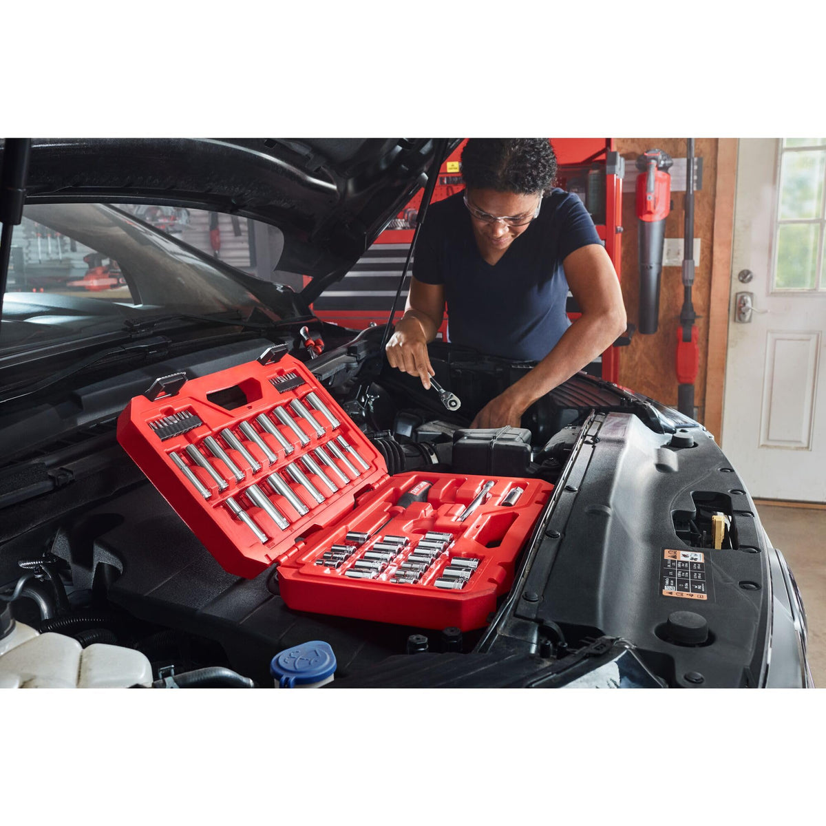 CRAFTSMAN 메카닉스 툴 세트 3/8인치 드라이브 72T 라쳇 소켓 세트 4번 사진